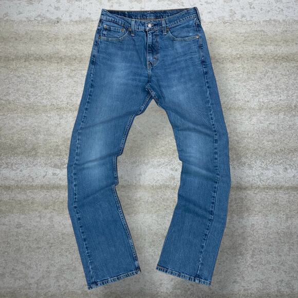 Levis Jeans 527 Slim Bootcut Flared Fit Medium Wash Denim Red Tab - Picture 2 of 7